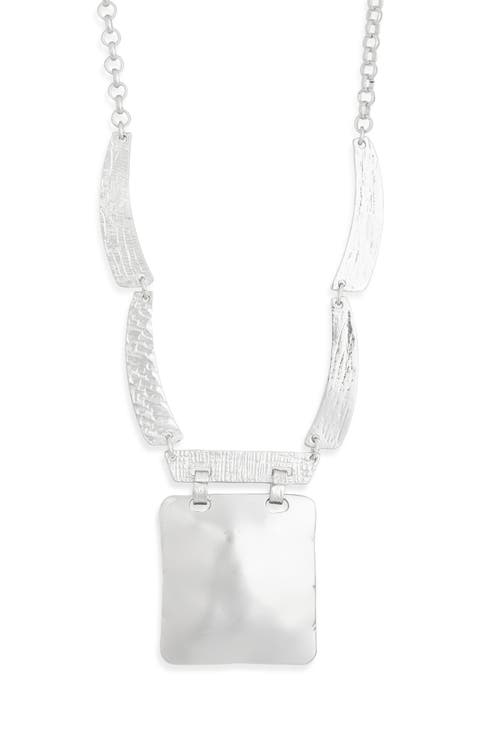 Square Pendant Necklace