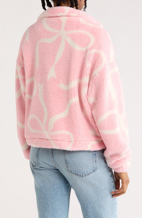 Thread & Supply Faux Shearling Jacket In Pink