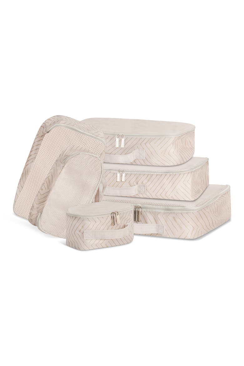 Set of 6 Packing Cubes, Main, color, OFF-WHITE