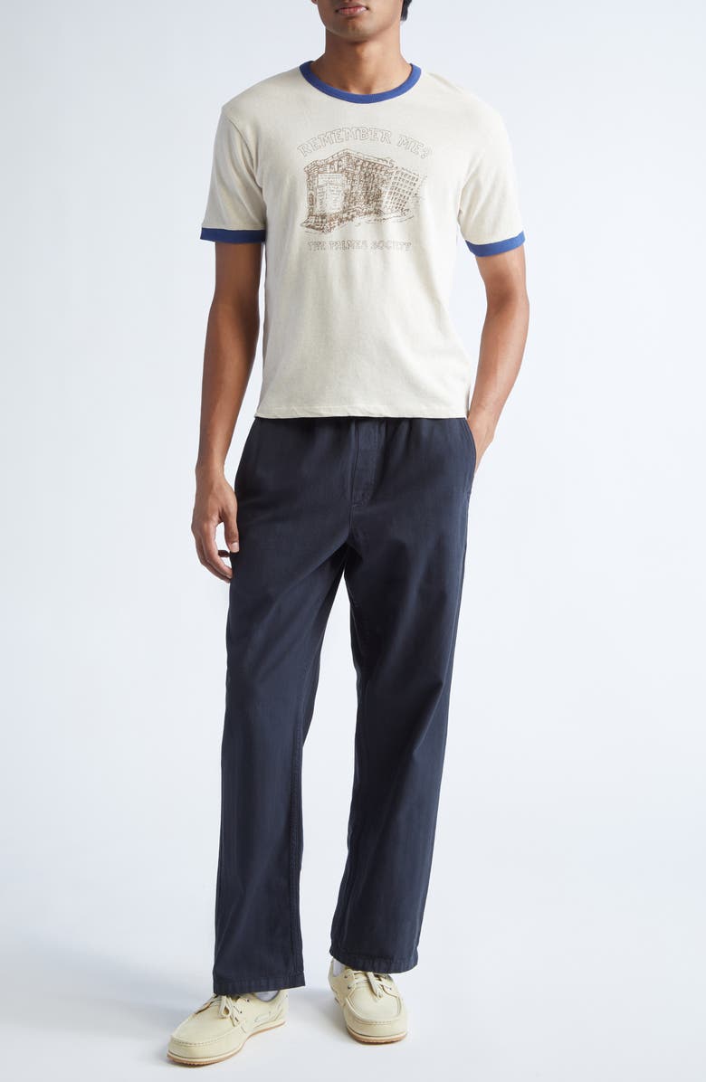 PALMES Remember Ringer Graphic T-Shirt, Alternate, color, Broken White