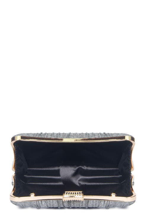 Lauren Lorraine Classy Clutch In Gray