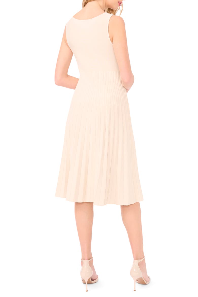 Sleeveless Knit Dress, Alternate, color, BIRCH