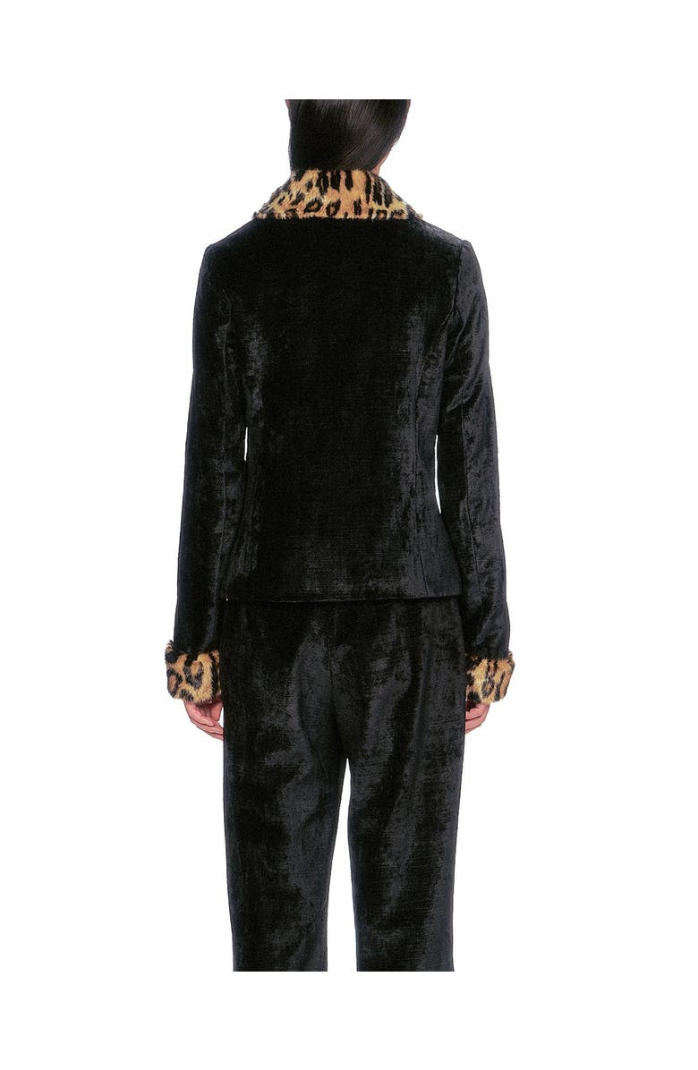 Anna Sui Velour Jacket, Alternate, color, Black