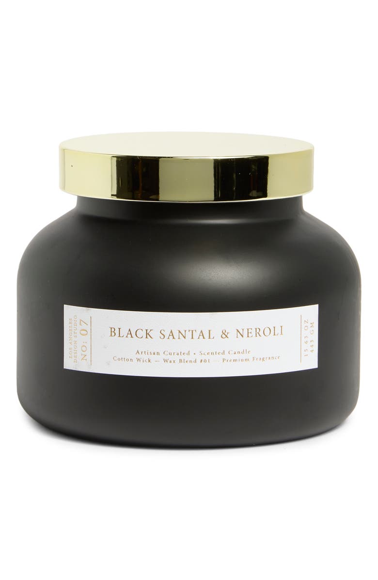PORTOFINO CANDLES Black Santal & Neroli Candle, Main, color, Black Santal N Neroli