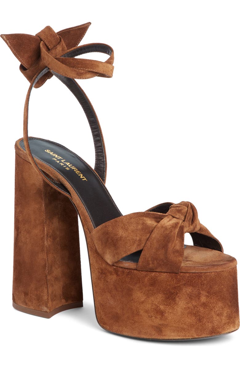 Saint Laurent Paige Platform Sandal, Main, color,