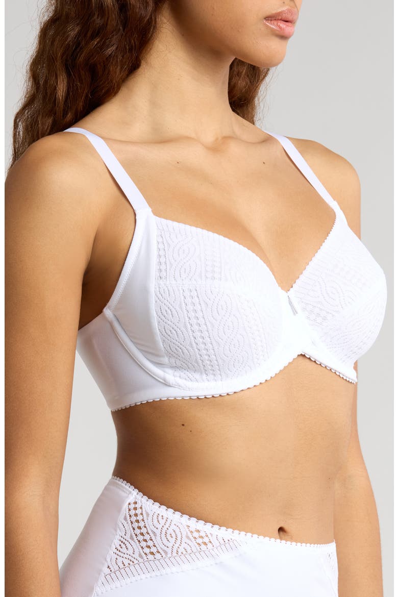 Easy Support Full Coverage Underwire Bra, Alternate, color, WHITE