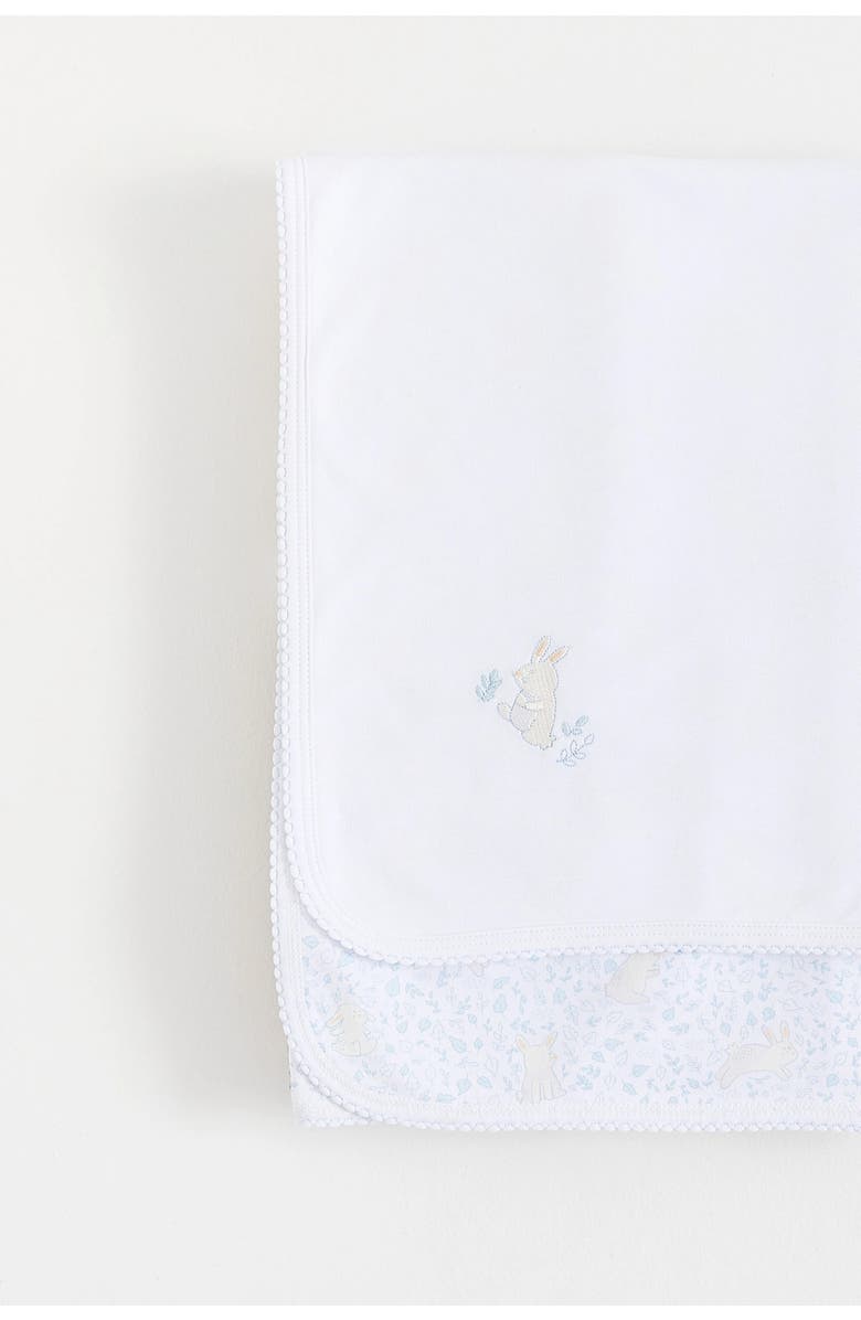 Babycottons Peanut Receiving Blanket, Alternate, color, Full-Print