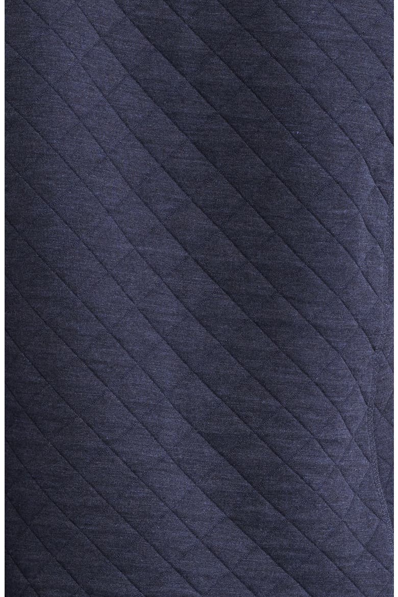 Corbet Quilted Vest, Alternate, color, NAVY HEATHER