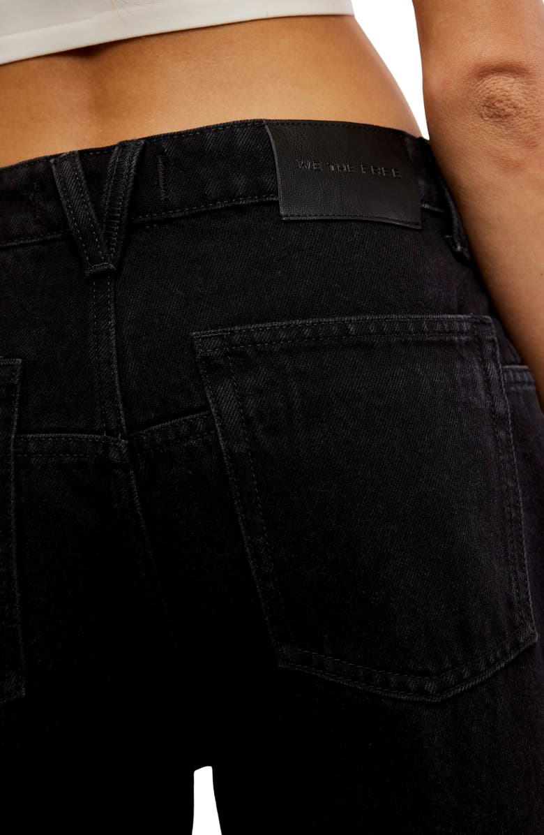 Free People Deep Trance Ankle Boyfriend Jeans, Alternate, color, Dark Matter