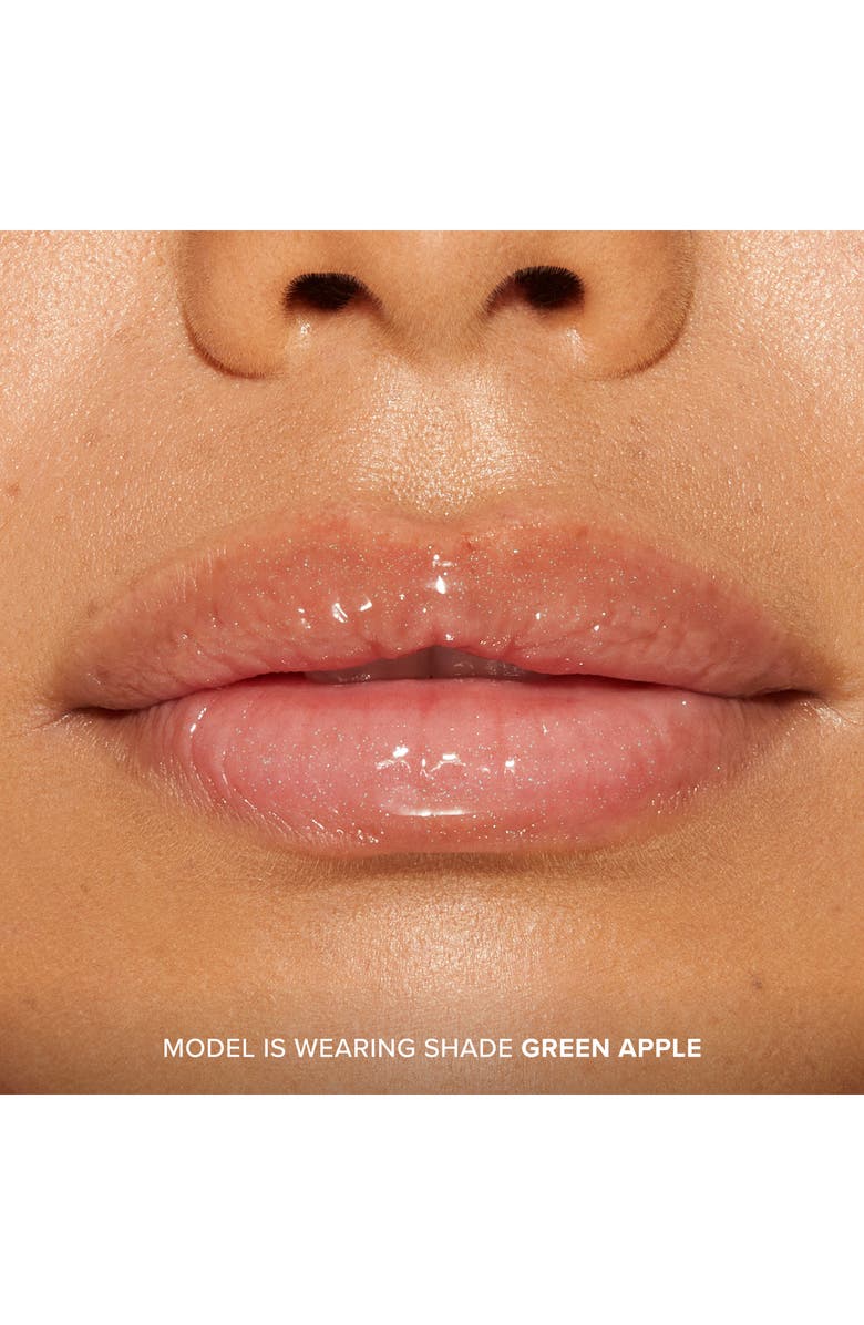 Too Faced Kissing Jelly Juicy Lip Oil/Gloss Hybrid, Alternate, color, Green Apple