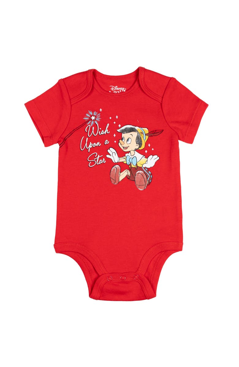 Disney 5-Pack One Piece Bodysuits, Alternate, color, Navy Red Blue Grey