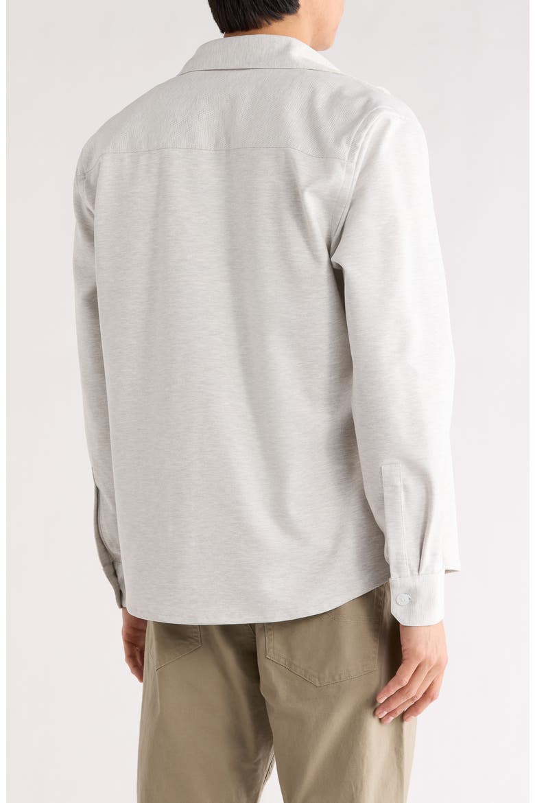 Fegan Long Sleeve Overshirt, Alternate, color, STONE