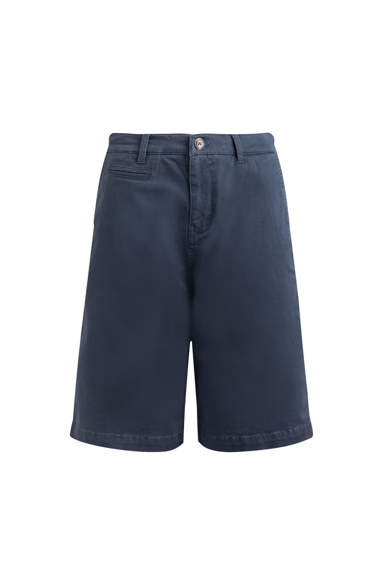 Annalise Knee Length Chino Shorts, Alternate, color, Navy