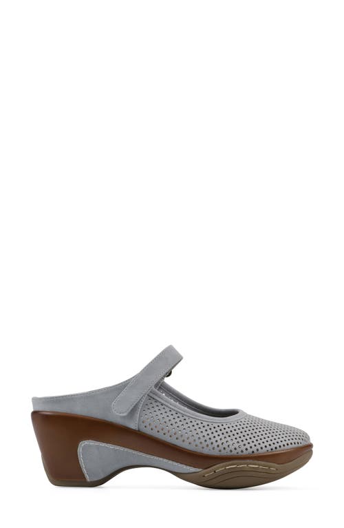 Cliffs By White Mountain Vinto Mule In Blue Raspberry Sueded