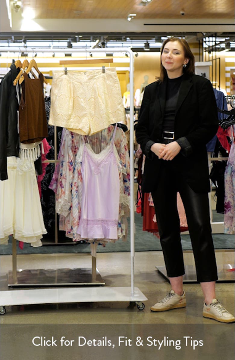 Cotton Eyelet Shorts, sales video thumbnail