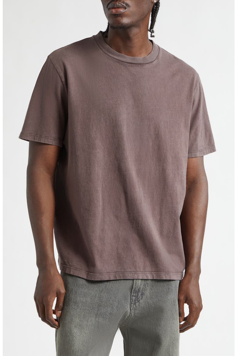 Box Cotton T-Shirt, Main, color, WORN BROWN LEGACY JERSEY