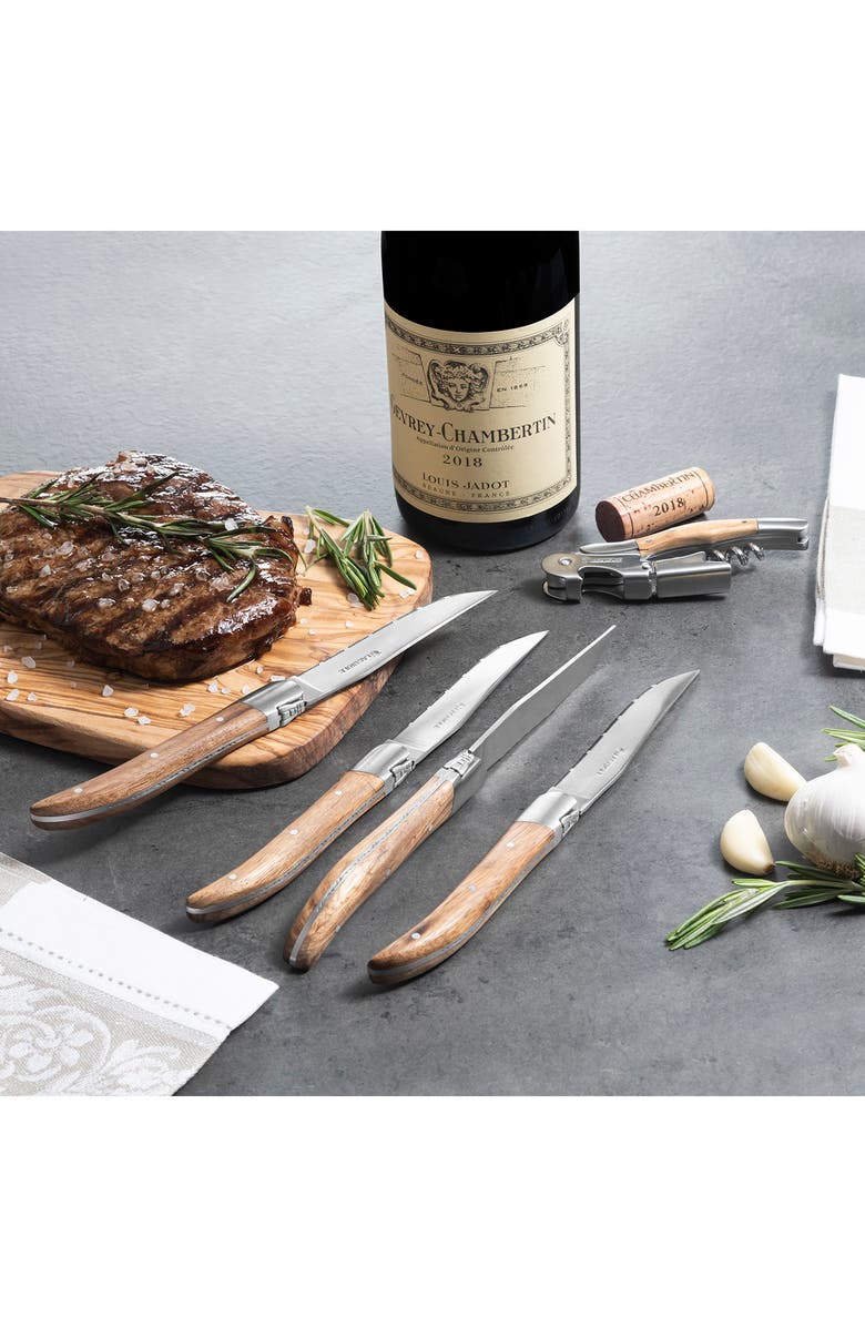 AU NAIN Olive Wood Corkscrew, Alternate, color, Wood