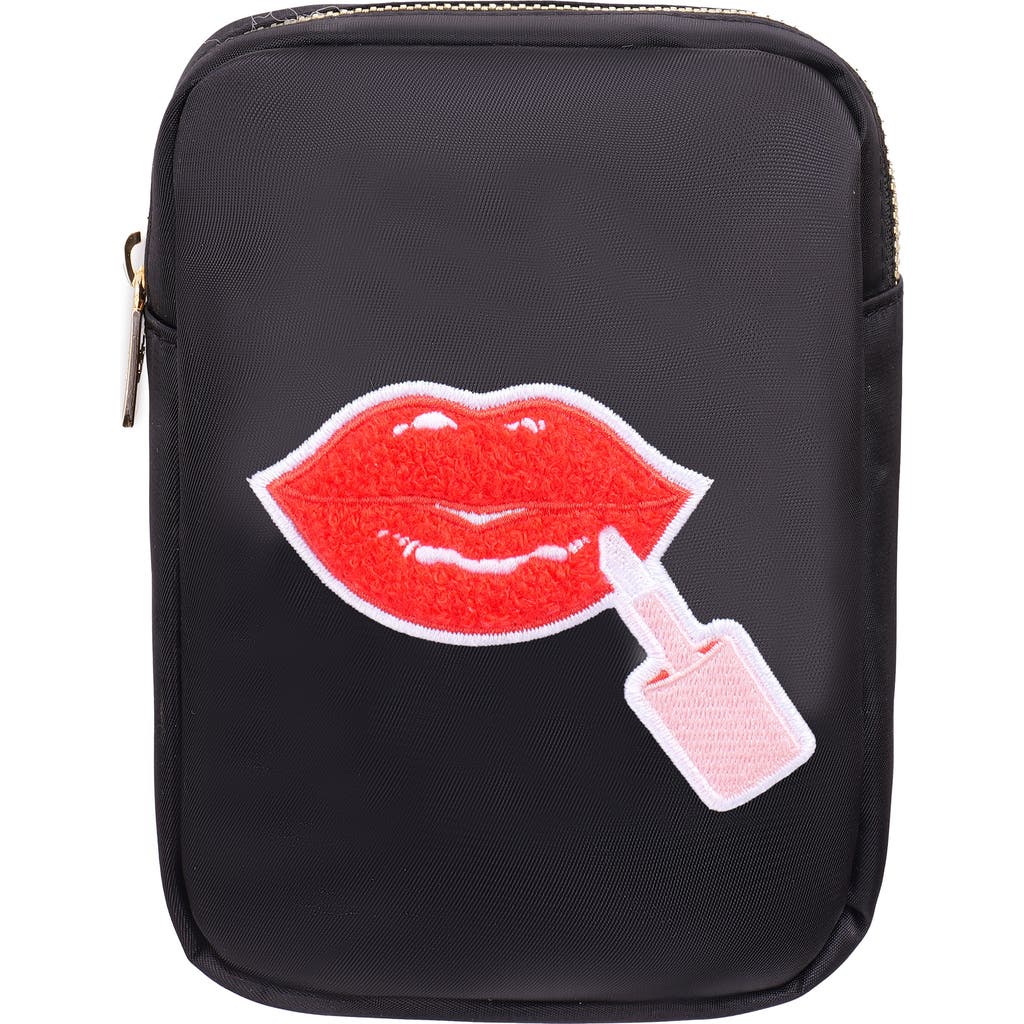 Bloc Bags Mini Lipgloss Cosmetics Bag In Black