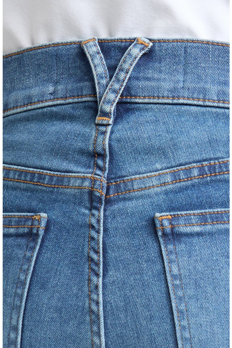 Beverly Mid Rise Skinny Flare Jeans, Alternate, color, BANDIT DUST
