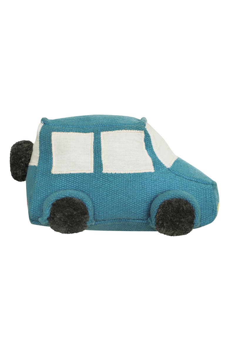 Lorena Canals Safari Car Ride N' Roll Bag, Alternate, color, Petrol Blue Toffee Natural Red