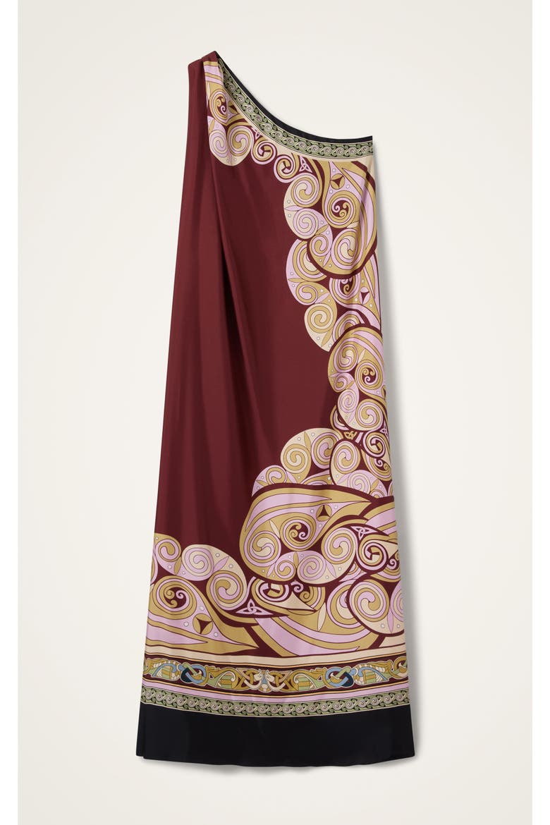 Roy Dress, Alternate, color, Kells Swirl Placée Burgundy