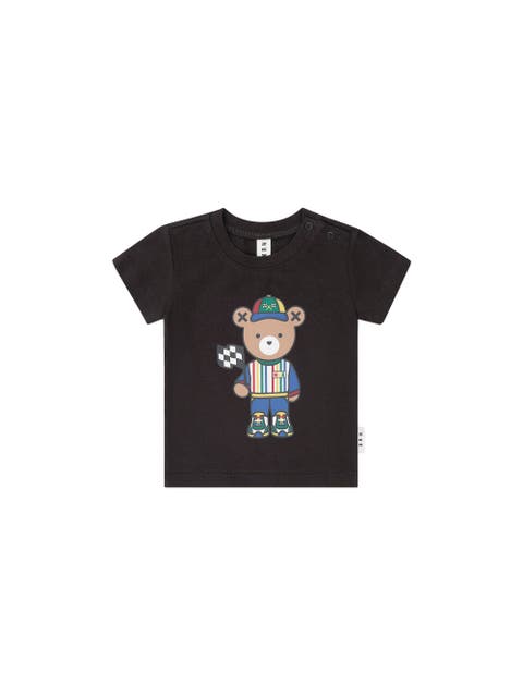 Motosport Hux Black Tee (Toddler, Little Kid, Big Kid)