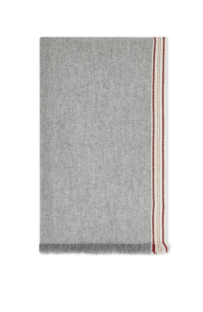 Brunello Cucinelli Cashmere scarf, Main, color, Grey
