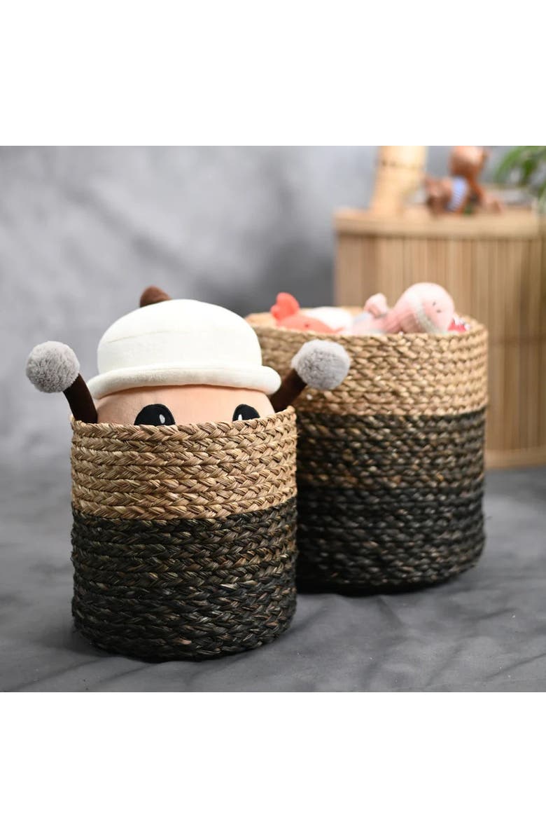 Kadam Haat Sabai Plant Holder / Basket, Alternate, color, Black