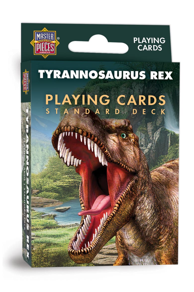 T-Rex Playing Cards, Main, color, Multicolor
