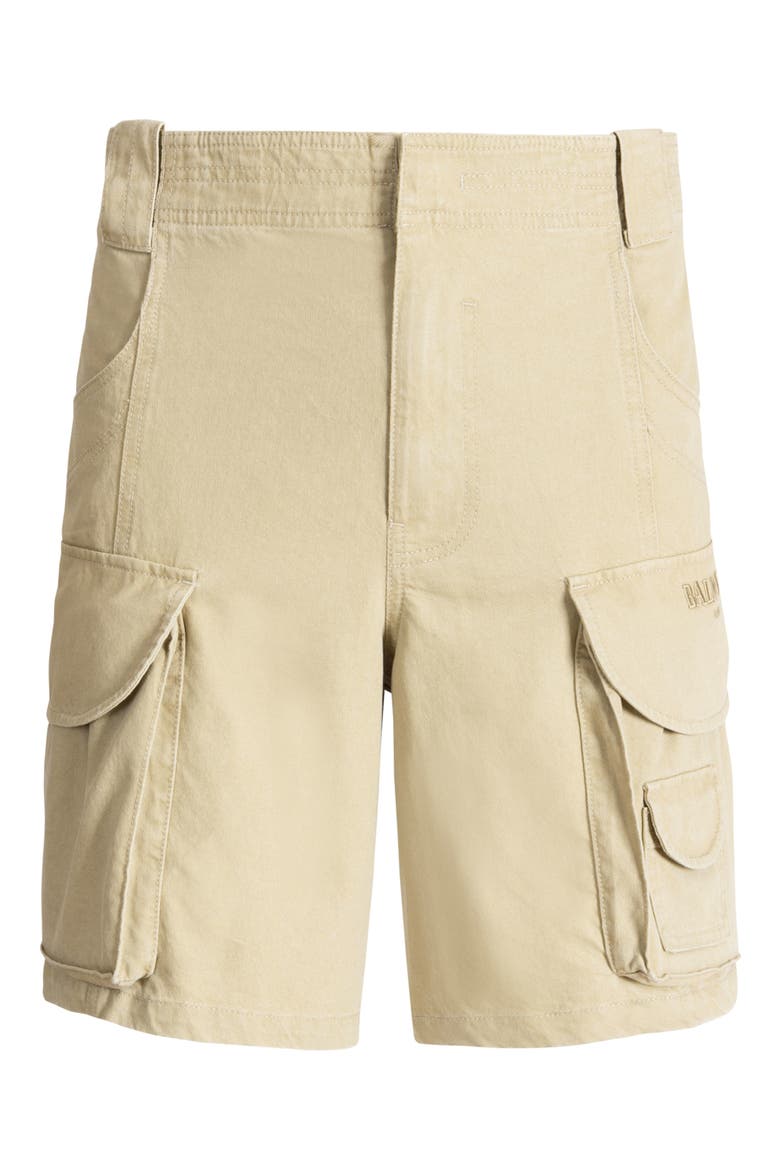 Cotton cargo Bermuda shorts, Alternate, color, beige