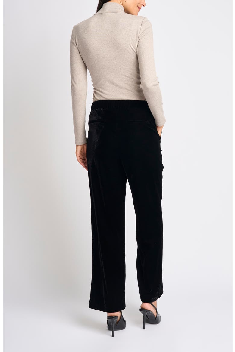Tailored High Waist Straight Leg Pants, Alternate, color, RICH BLACK 060