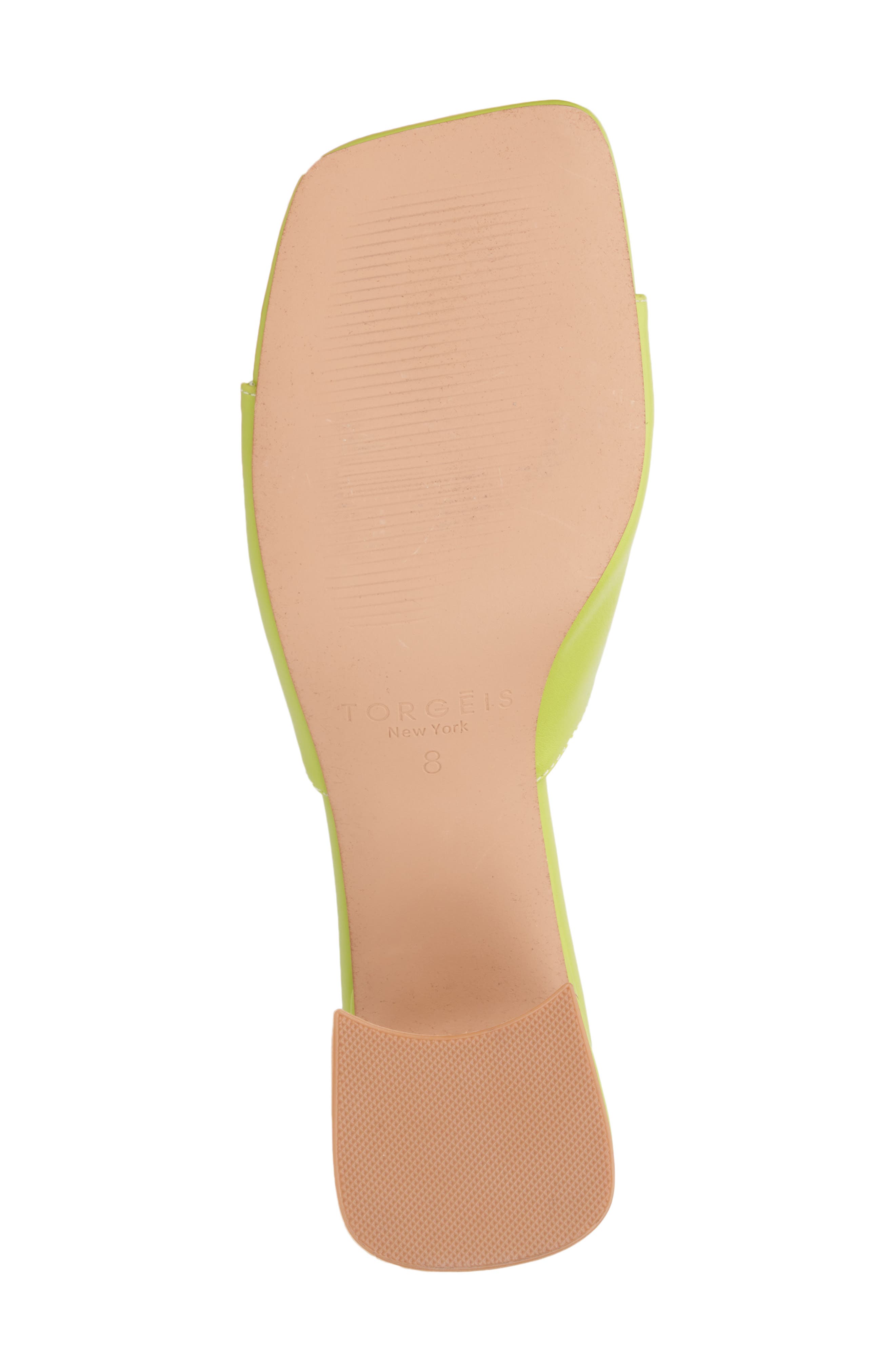 TORGEIS Annalise Slide Sandal, Alternate, color, Lime