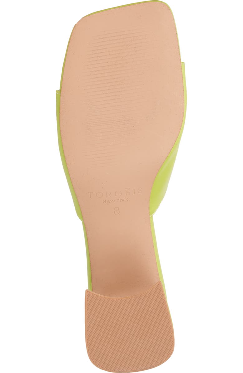 TORGEIS Annalise Slide Sandal, Alternate, color, Lime