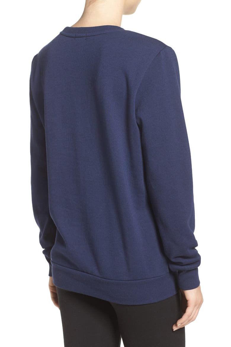 Holiday Sweatshirt, Alternate, color, NAVY