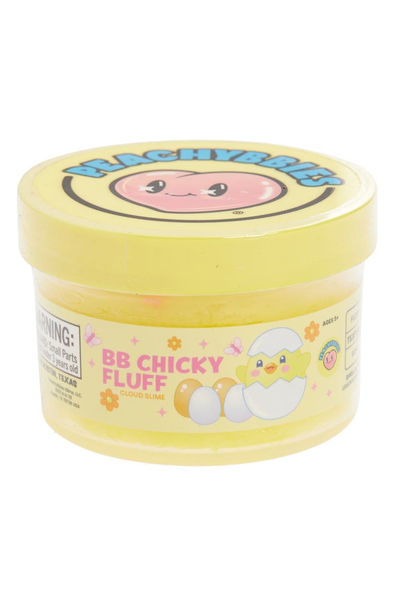 Peachybbies Chicky Fluff Cloud Dough Slime, Main, color, Yellow