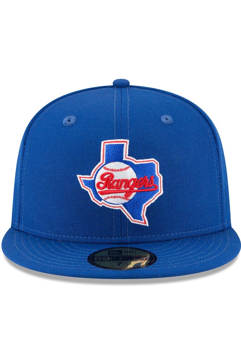 Men's New Era Blue Texas Rangers Cooperstown Collection Wool 59FIFTY Fitted Hat, Alternate, color, Blue