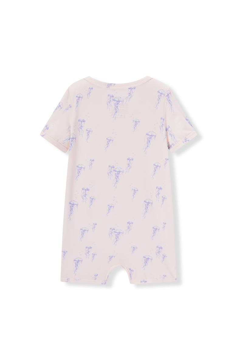 Cotton Stretch Shortall, Alternate, color, Sunset Jellyfish