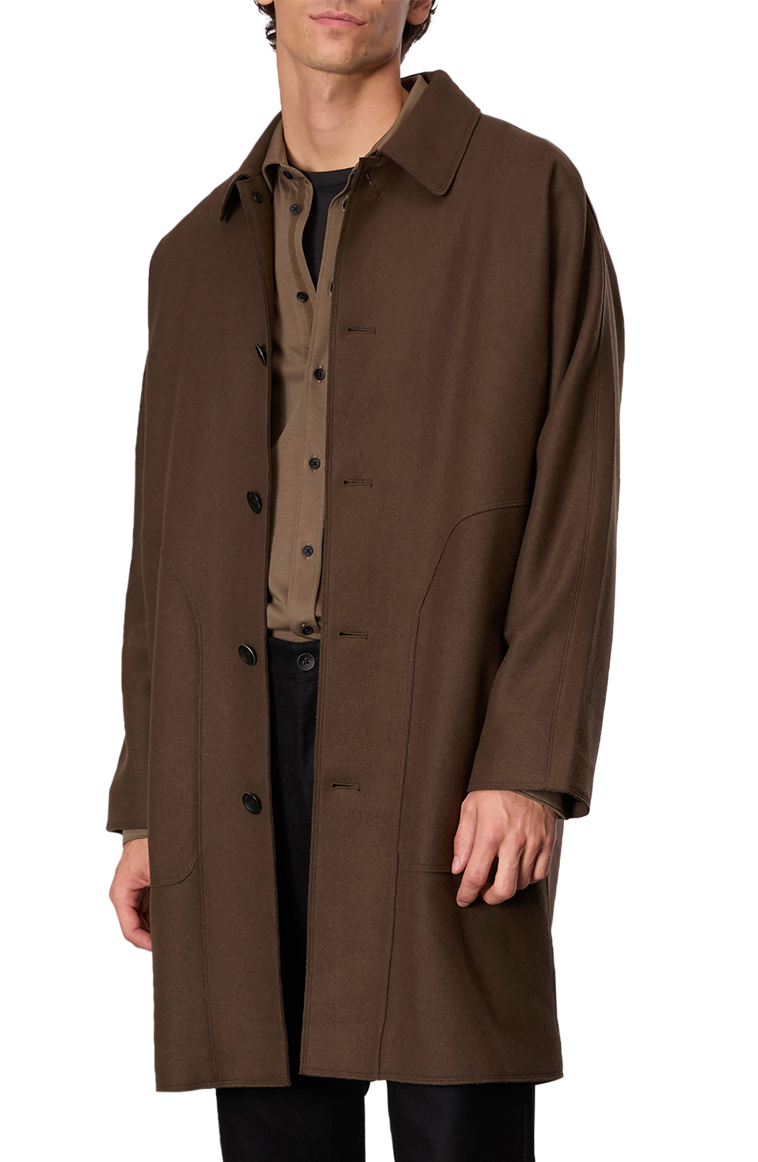 rag & bone Marshall Wool Blend Overcoat