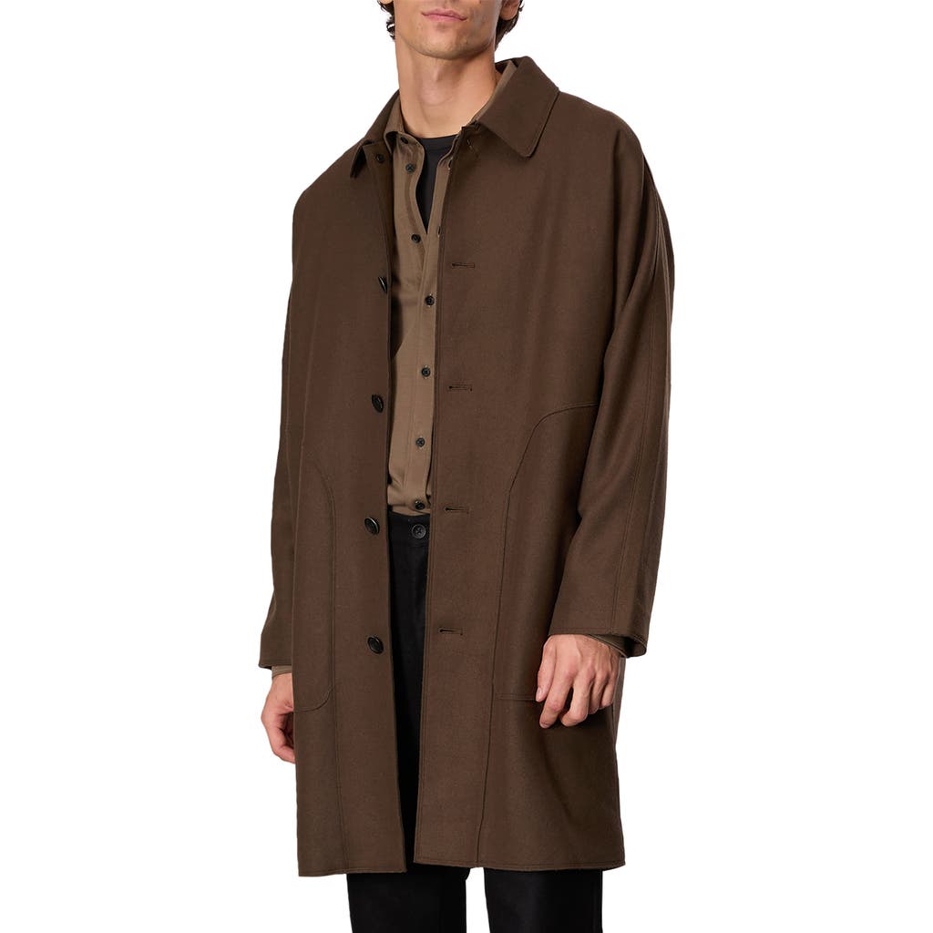 Rag & Bone Marshall Wool Blend Overcoat In Green