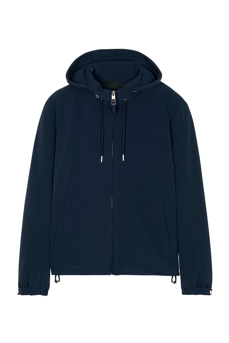 Hooded zip-up jacket, Alternate, color, Midnight blue