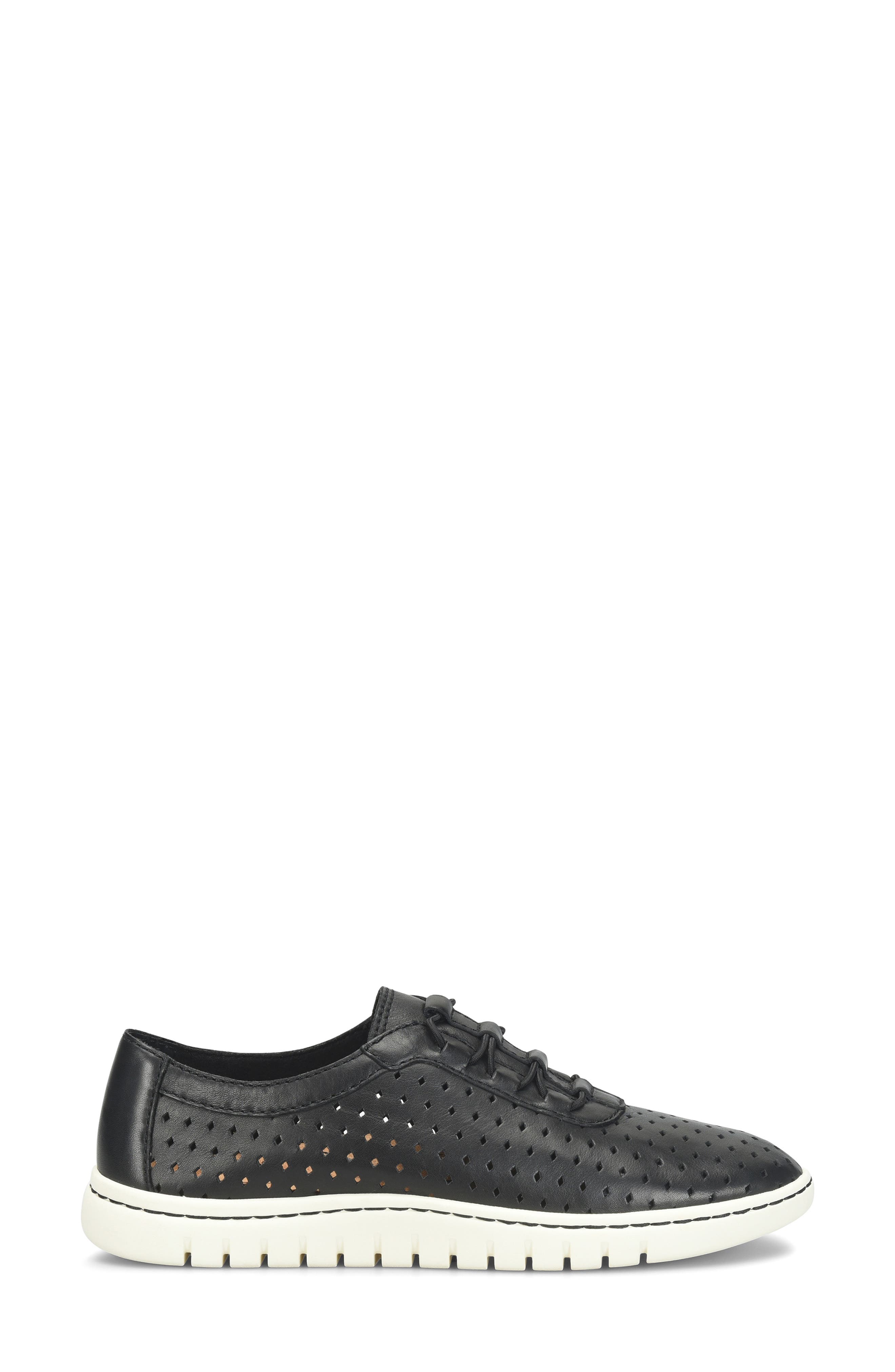 Børn Amaya Sneaker, Alternate, color, Black Leather