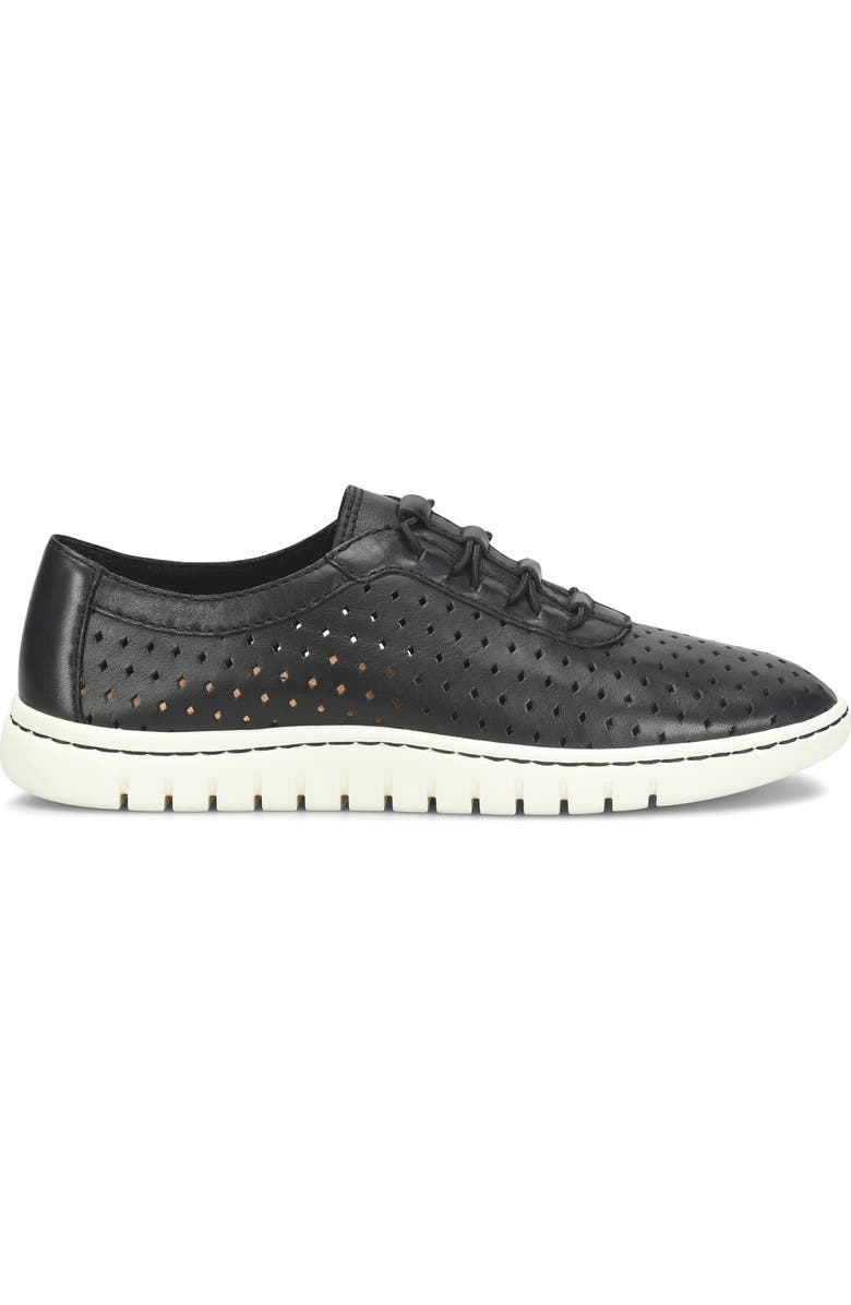 Børn Amaya Sneaker, Alternate, color, Black Leather