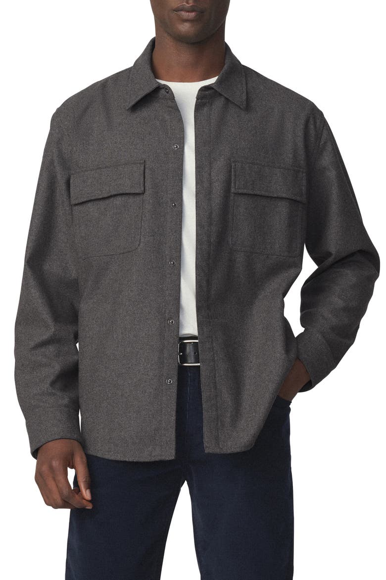 Utility Overshirt, Main, color, GREY