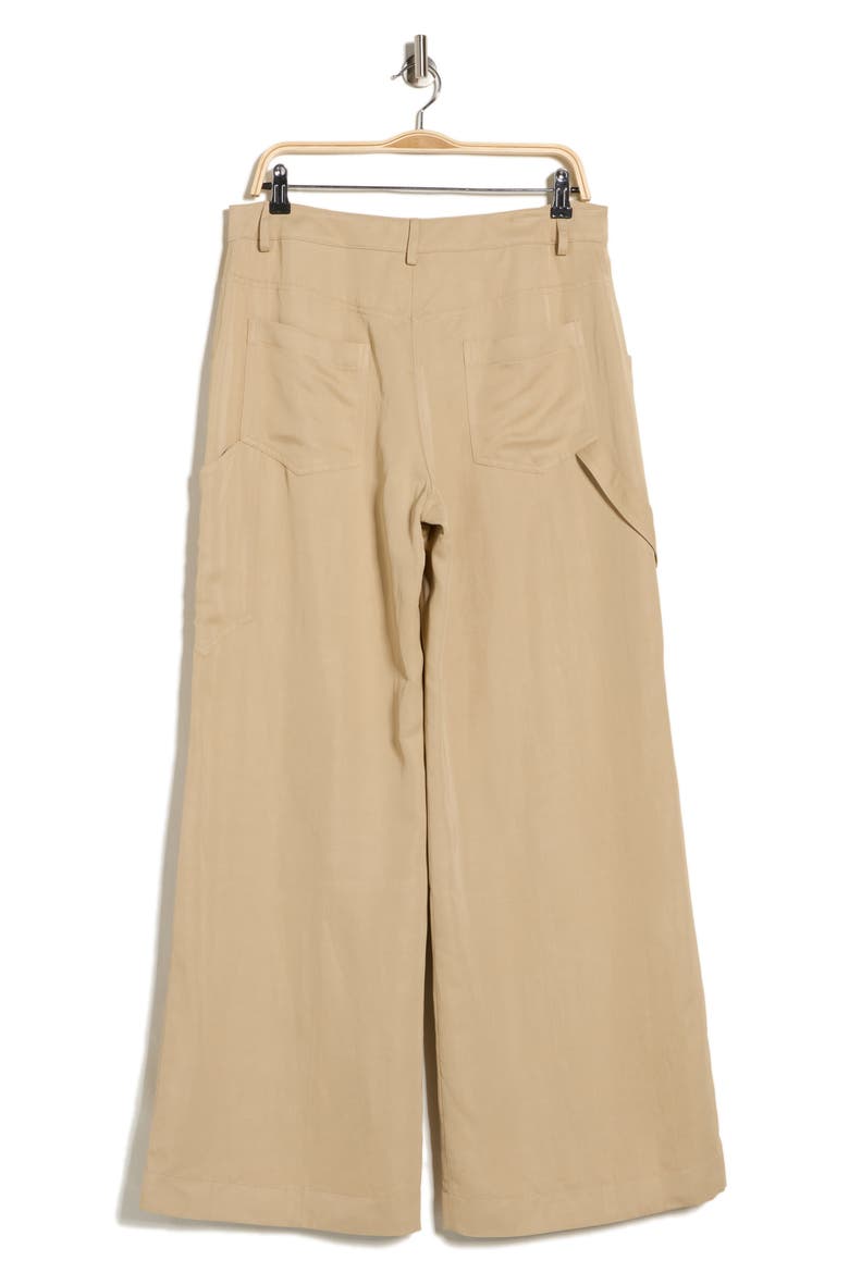 Chrystie Street Wide Leg Utility Pants, Alternate, color, TRAVERTINE