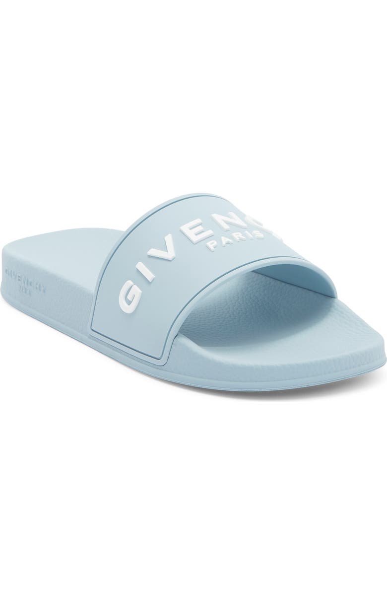 Givenchy Slide Sandal, Main, color, Sky Blue