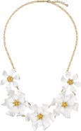 Ted Baker Fulla Furled Flower Enamel Charm Necklace