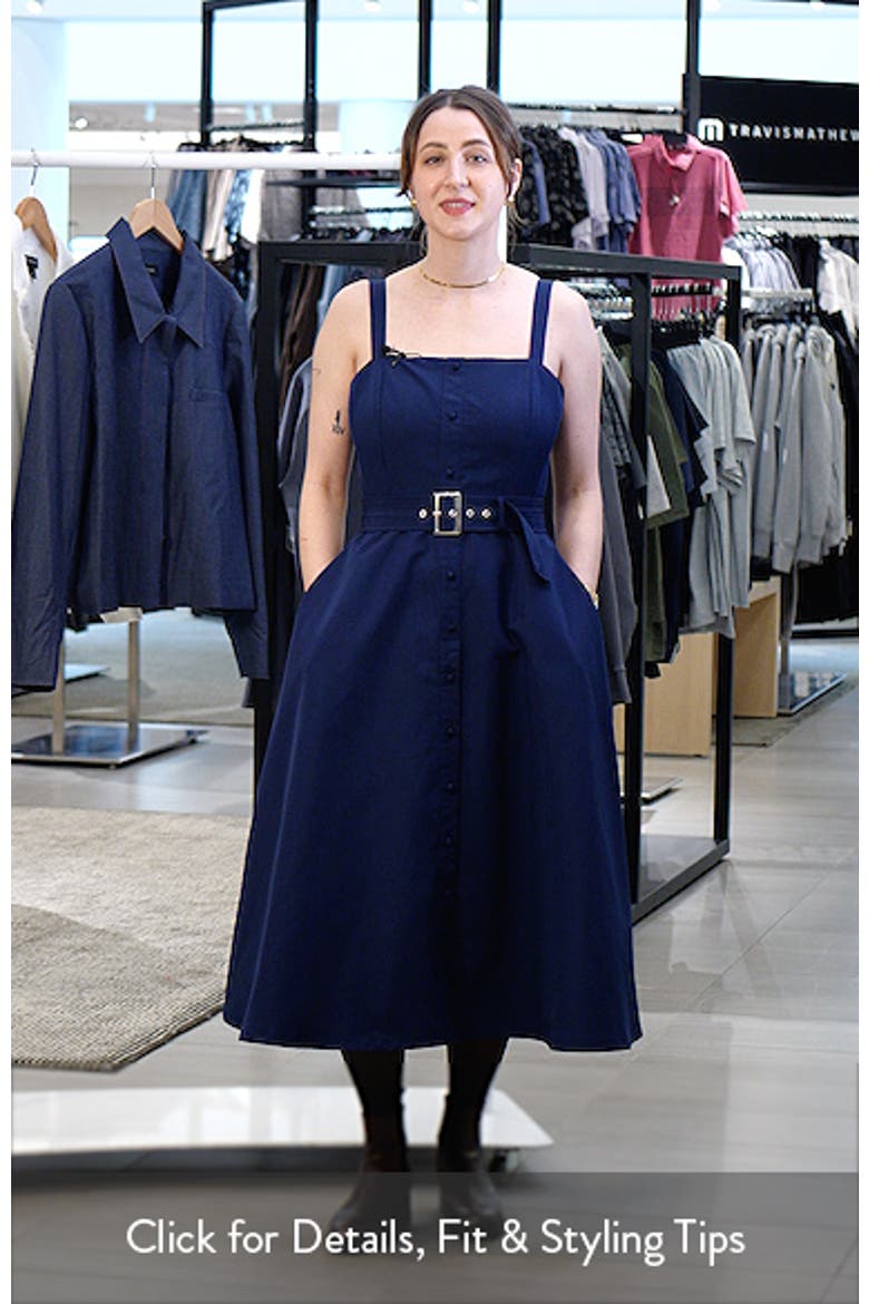 Belted Fit & Flare Sundress video