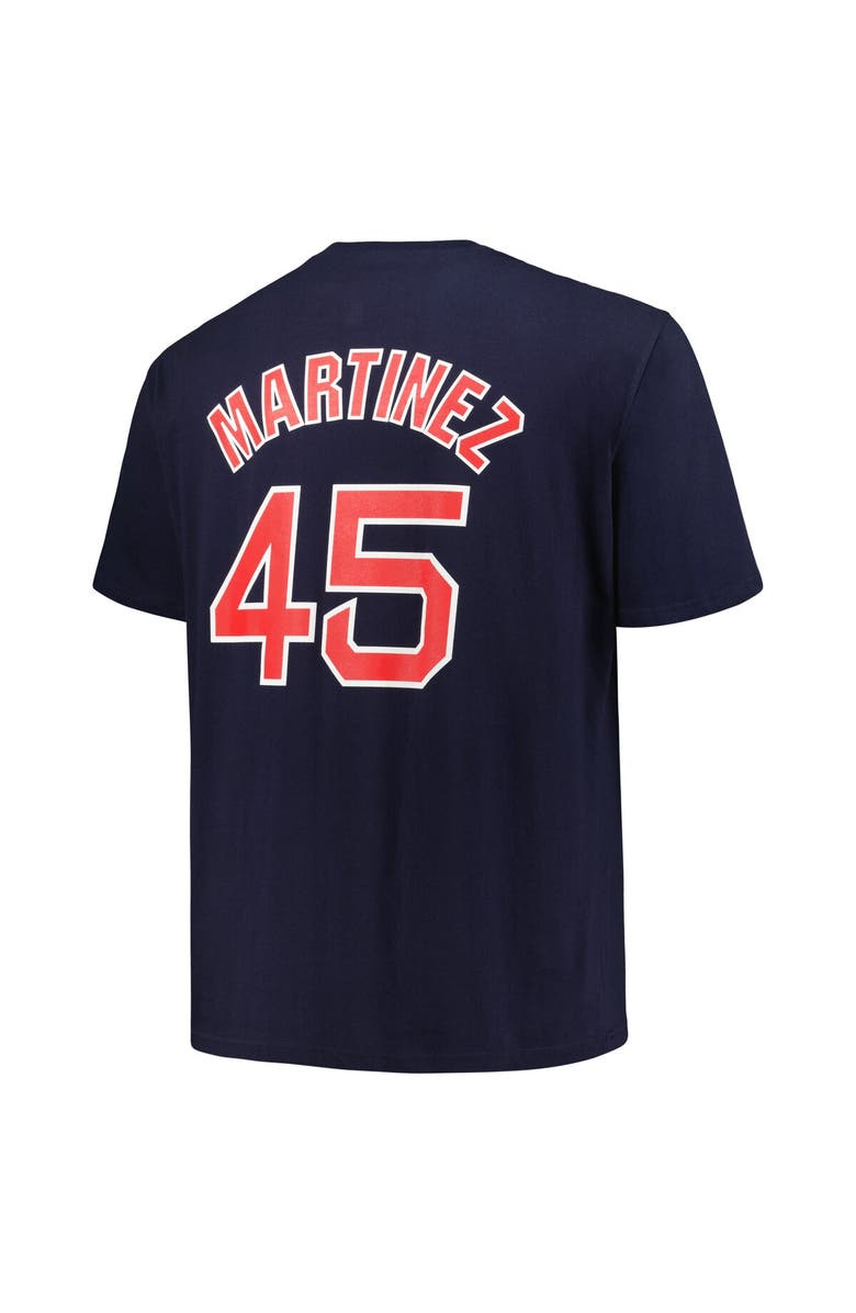 PROFILE Men's Profile Pedro Martinez Navy Boston Red Sox Big & Tall Cooperstown Collection Player Name & Number T-Shirt, Alternate, color, 