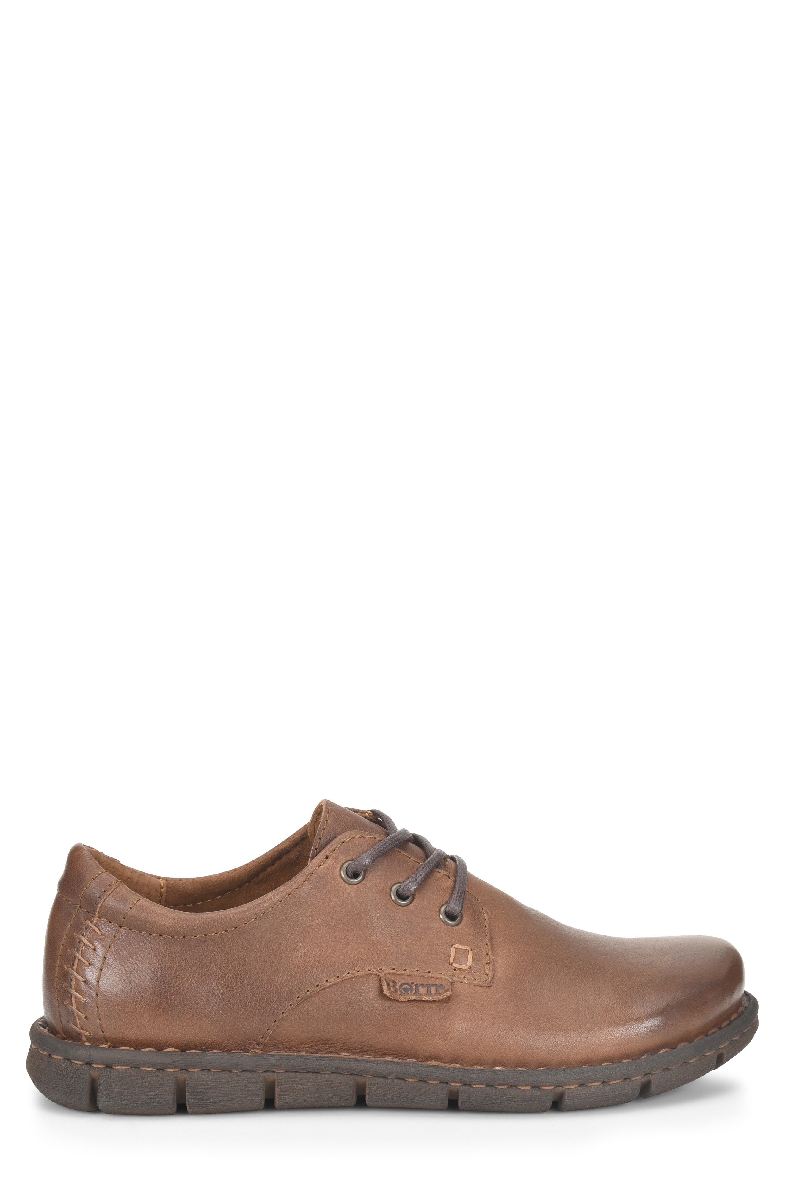Soledad Plain Toe Derby, Alternate, color, BROWN LEATHER