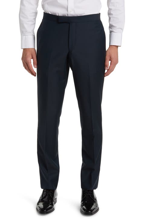Josh Slim Fit Wool Tuxedo Suit Pants